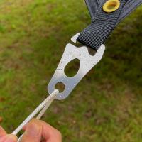 Ajustador De Cordones Para Tienda De Camping Cierre De Tira De Amarre Carabina Clip Fijador De Cuerda Tensión De Cuerda - details 4