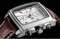 Reloj De Cuarzo Para Hombre Megir Con Correa De Cuero Y Dial Rectangular Cronógrafo Azul Estilo Casual Resistentes Al Agua - details 8
