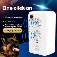 Dispositivo De Entrenamiento Para Perros Repelente Ultrasonido Al Aire Libre Anti Ladrar Control De Animales Sonido Para Detener El Ladrar - details 4