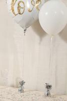 Zirizon-Peso de cumpleaños para sujetar Globos de helio Oro,Plateado,Rosa,Azul y Negro,para fiestas,aniversarios y eventos.170g,12 cm. - details 1