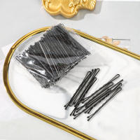 AWAYTR 50/100 PCS Pinzas De Pelo En Forma De U De 5.5 Cm Metálicas Y Negras Para Estilo De Boda Herramientas De Peinado Para Mujeres - details 5