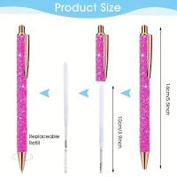 5 Piezas De Recarga De Bolígrafos De Gel 1.0mm Tinta Negra Para Escritura Oficina Y Estudio Suministros De Papelería Para Estudiantes - details 0