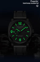 Reloj De Pulsera Automático SEAKOSS 10Bar GMT Para Hombre Resistente Al Agua Con Movimiento Seagull ST2557 De 316L Luminoso Calendario Cristal De Zafiro - details 6