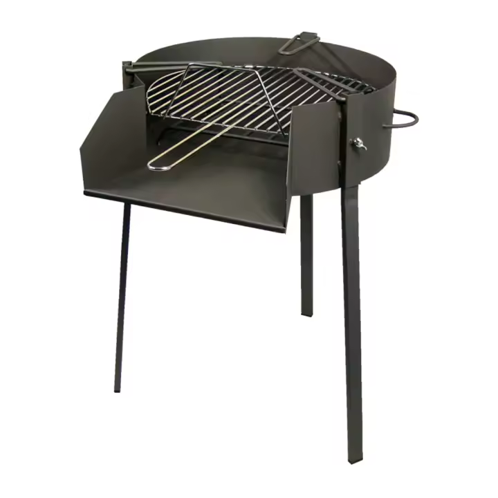 Barbacoa redonda con soporte para paella ø60cm imex el zorro - 1
