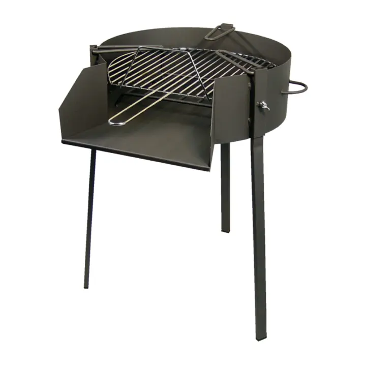 Barbacoa redonda con soporte para paella ø60cm imex el zorro - 1