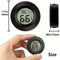 Mini Termómetro Y Higrómetro LCD Digital Para Nevera Y Congelador Rango De Temperatura -50~ +70°C Medidor De Temperatura Y Humedad Sensor Detector - details 0