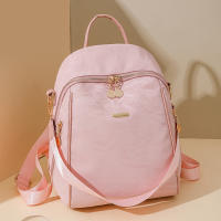 Nueva Mochipa de Tela Oxford with Textura de moda informal, mochila versátil y encilla para Exterior, Bolso de viaje para Mujer - details 7