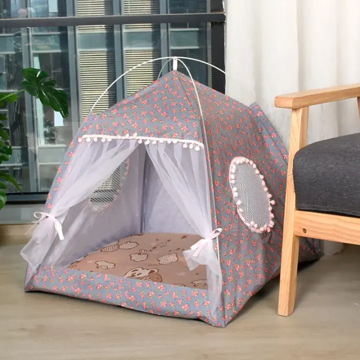 Nido Universal Para Perros Y Gatos De Verano Fresco Plegable Y Lavable Tipo Nuevo Para Pequeños Animales De Compañía Instalación Fácil Material De Veludo Transpirable - 1