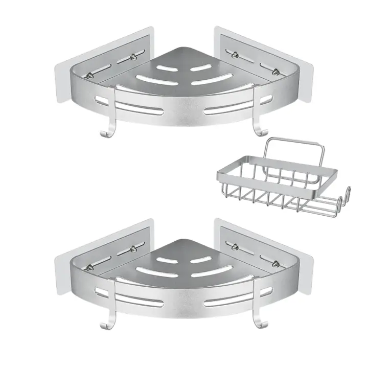 Jandtek. Toalleros de Baño Sin Taladro Negro o Inox - Accesorios Baño Sin Taladro Adhesivos - Kit Accesorios para Baño: Portarrollos Papel Higienico, Toallero Baño, Organización, Flexibilidad - 1