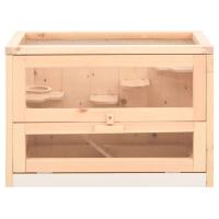 vidaXL Jaula para hámster madera maciza abeto 60x35,5x42 cm - details 3