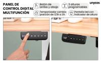 UNYCOS Marco de Escritorio Eléctrico Elevable - Core One - Estructura Ajustable y Panel de Control LED - details 5