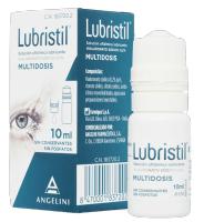 Lubristil Multidosis 10 Ml - Lágrima Artificial Estéril - Solución Oftálmica para Ojos Secos - Gotas Oftálmicas Estériles - Angelini Pharma - details 0