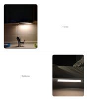 Luz Nocturna LED Recargable Por Sensor De Movimiento Ultrafina Para Decoración De Dormitorio Escalera Armario Cocina Luz Detector Inalámbrica - details 9