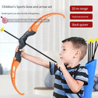 Juguete De Arco Y Flecha Para Niños 52cm Con Objetivo Multijugador Regalo De Cumpleaños Deporte Al Aire Libre Práctica De Tiro - details 2