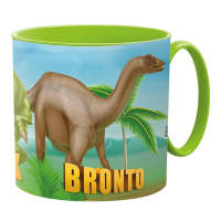 Dinosaurs Range - Taza infantil 265ml microondas con diseño de dinosaurios resistente para niños y adultos, ideal para bebidas calientes y alimentos - details 1