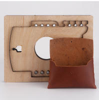 Molde De Corte De Cuero Para Bolsa De Tarjetas Y Llaves Herramienta De Taller Personalizada DIY Set De Punch De Cuero - details 6