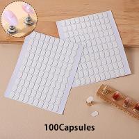 Cinta Adhesiva Doble Cara Para Uñas Postizas 100Pcs Transparente Y Traceless Herramienta De Manicura Soporte De Exhibición Para Uñas Falsas - details 0