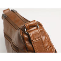 Bolso Bandolera Para Mujer Con Correa Ajustable Y Cierre De Cremallera Ideal Para Viajes Y Tiempo Libre Material PU Con Lining De Poliéster Estilo Clásico - details 11