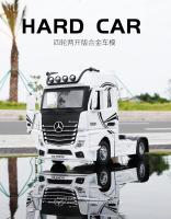 Modelo De Camión Mercedes-Benz ACIROS 1:24 En Aleación De Metal Simulación Alta Con Sonido Y Luz Juguete De Colección Para Niños - details 2