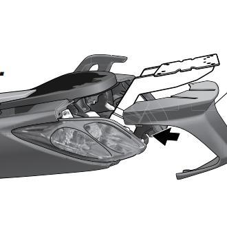 Shad Fijacion Top Master Yamaha Xmax 125/250 10/13 Negro