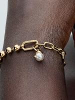 Pandora - Charm Colgante mini con diseño de serpiente perlada de Pandora ME - Baño de Oro de 14 K - details 2