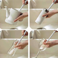 Cepillo De Limpieza Flexible Para Vaso Y Botella Con Mango Largo Herramienta De Limpieza Para Cocina Y Cristal - details 4