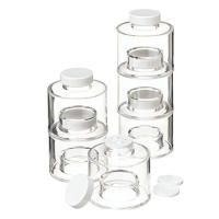Jars De Condimentos Organizador De Cocina Almacenamiento De Azúcar Y Pimienta Con Tapa Botellas De Especias Para La Cocina Accesorios Modernos De Plástico - details 9