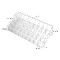 Estuche De Organizador Para Labiales Y Joyería De Maquillaje Transparente 1 Pieza Soporte De Exhibición De Labiales Caja De Almacenamiento Para Cosméticos - details 11