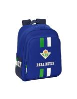 Safta Mochila escolar Real Betis Balompié mediana, adaptable a carro, doble compartimento, modelo azul - 34 cm - details 0