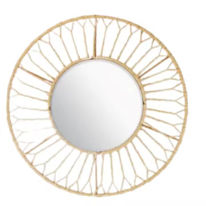 Espejo de Pared Redondod MIRAMAX - Decorativos Modernos para Colgar en la Pared - Decoración de Interiores - Espejo de Pared para Hogar, Cocina, Dormitorio, Sala de Estar - 50cm, 70cm - 1