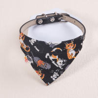 Collar De Gato PU Cuero Ajustable Con Bandana Accesorios Para Perros Pequeños Y Puppies Collar De Cuello Trigon Para Mascotas - details 6