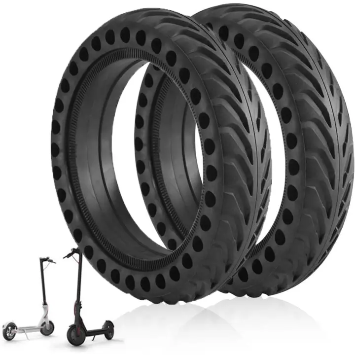 ANSENI Ruedas Macizas de 8.5Pulgadas para Patinete Electrico, Neumáticos de Reemplazo, Antipinchazo Compatible con Xiaomi Scooter M365/M365 Pro, Xiaomi 1S, Cecotec - 1