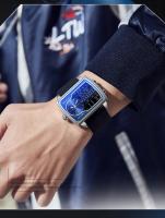 Reloj De Cuarzo Para Hombre SANDA 6163 Con Pantalla Dual Resistente Al Agua Y Contador De Retroceso En Acero/Librea/Rubber - details 4