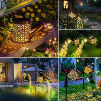Canasta De Riego Solar Con Luces Jarrón Solar Para Jardín Decoración Exterior Impermeable Para Patio Tent Jardín Decoración De Navidad - details 5
