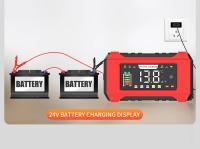 Cargador De Batería Para Coche Y Motocicleta NarzrIe 12V-24V Reparación De Baterías Automóviles MotoAGM GE LiFePo4 15A/8A Pulso - details 16