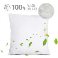 Relleno de Cojín, Cojín Acolchado Para el Hogar, Almohadón para Sofá o Coche, 40x40cm, 45x45cm,  50x50cm, Fabricado en España - details 1