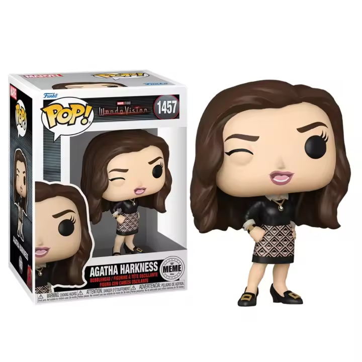 FUNKO POP! WANDAVISION – AGATHA HARKNESS GUIÑANDO EL OJO (MEME), 81070, Nº1457, PRODUCTO CON LICENCIA OFICIAL - 1