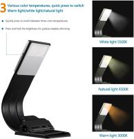 Colores Luz de Lectura PARA LA Cámara with Clip para Protección Ocular Luz LED para Lectores inntura Noche. - details 0
