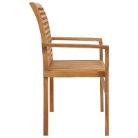 vidaXL Banco de jardín madera maciza de teca 112 cm - details 3
