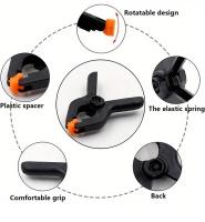 6PCS Soporte Para Fondo De Fotografía Stand Clips Para Telas Grandes Equipamiento Fotográfico De Alta Calidad Plástico - details 3