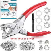 Kit De Herramientas Para Ojales Y Ganchos Metálicos 6/12mm 150/320/400 Piezas Para Manualidades Y Costura De Cuero Ropa Cinturones Sombreros - details 3