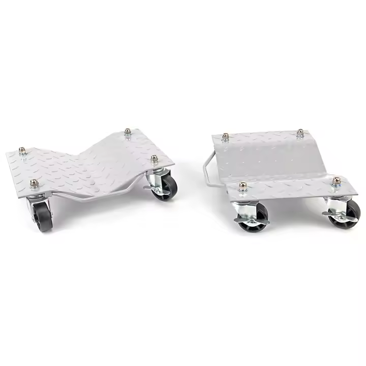 JOMAFA - PAR DE PORTACOCHES POSICIONADORES PARA COCHE / PLATAFORMA PARA MOVER, 675 KILOS - 10072 - 1