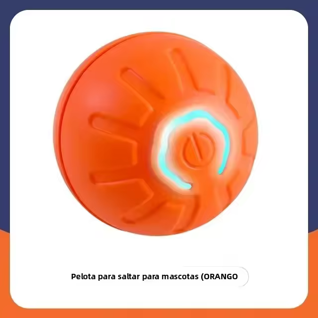 Bola Saltarina Inteligente Para Perros Y Gatos Juguete Eléctrico Auto-Rolling Mordedor Para Mascotas Juguetes Para Entretenimiento Propio - 1