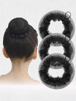 Manga De Cabello Elástica Profesional Para Danza Estewardesa Accesorio Multifuncional Para Mujer Material Acrílico - details 0