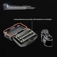 Lámpara Frontal LED Impermeable Con 4 Modos Luz Roja Destellante Super Brillante Incluye Correa Para Cabeza Torcha AAA Para Camping Pesca Caza - details 2