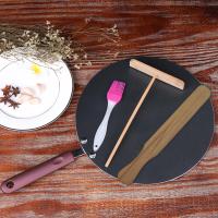Sartén De Crêpe De Aleación De Aluminio Con Extensor Y Spatula Horno Plancha Antiadherente Sin Tapa Para Cocina Doméstica - details 12