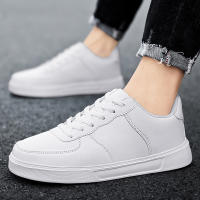 Zapatos De Correr Casuales Para Hombre En Cuero Blanco Transpirables Y Cómodos Talla 36-47 Moda Al Aire Libre Pareja Calzado - details 12