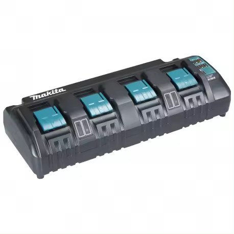 Makita Multicargador DC18SF 18V 4 Puertos LXT para Carga Rápida y Simultánea - 1