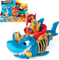Magic Box Tiburón Rey Piratix con Capitán Hermitt y Tesoro Exclusivo - Juego de Aventura Coleccionable Piratix - details 0