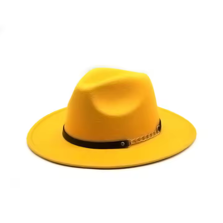 Nueva Moda Invierno Otoño Imitación Lana Hombres Mujeres Sombreros Fedoras Jazz European American Cuello Redondo Sombreros Bowler - 1